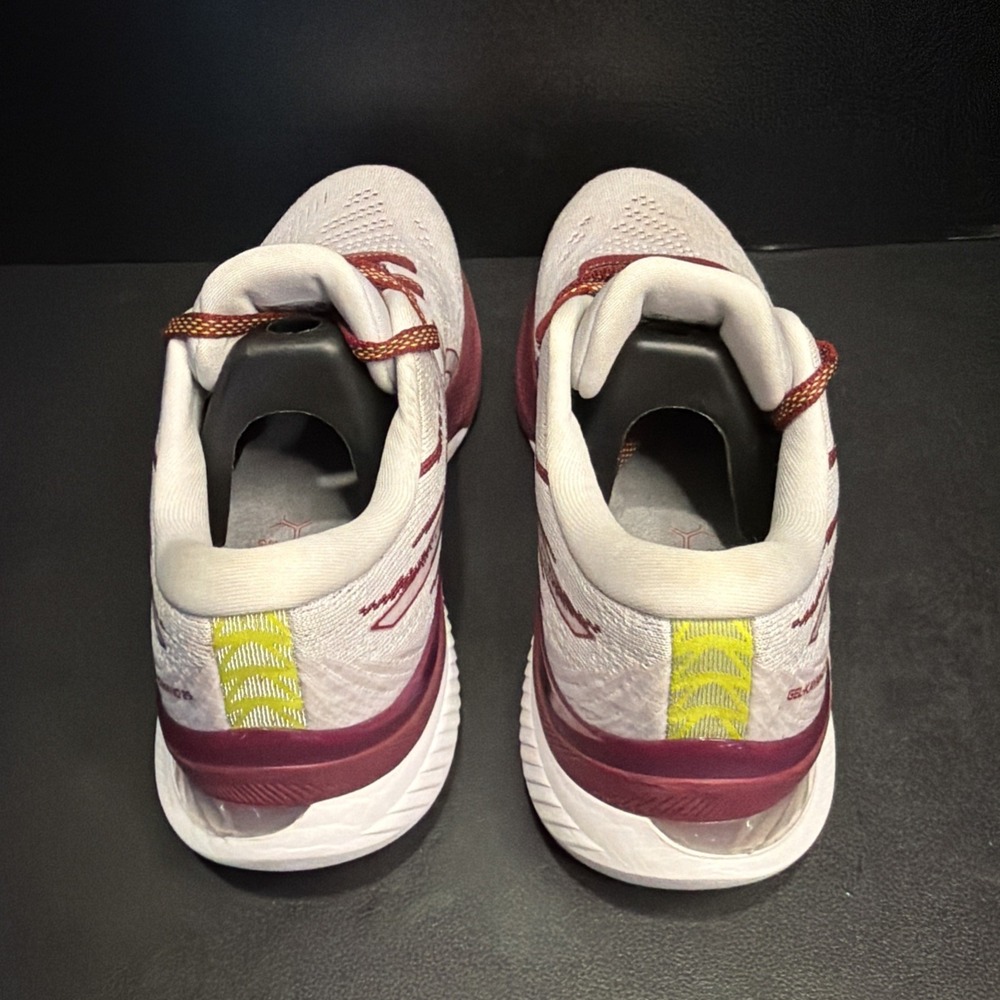 Asics Gel-Kayano 29 Womens Running Shoes Sneakers Size 8.5 1012B480 Gray/ Burg - Picture 5 of 9